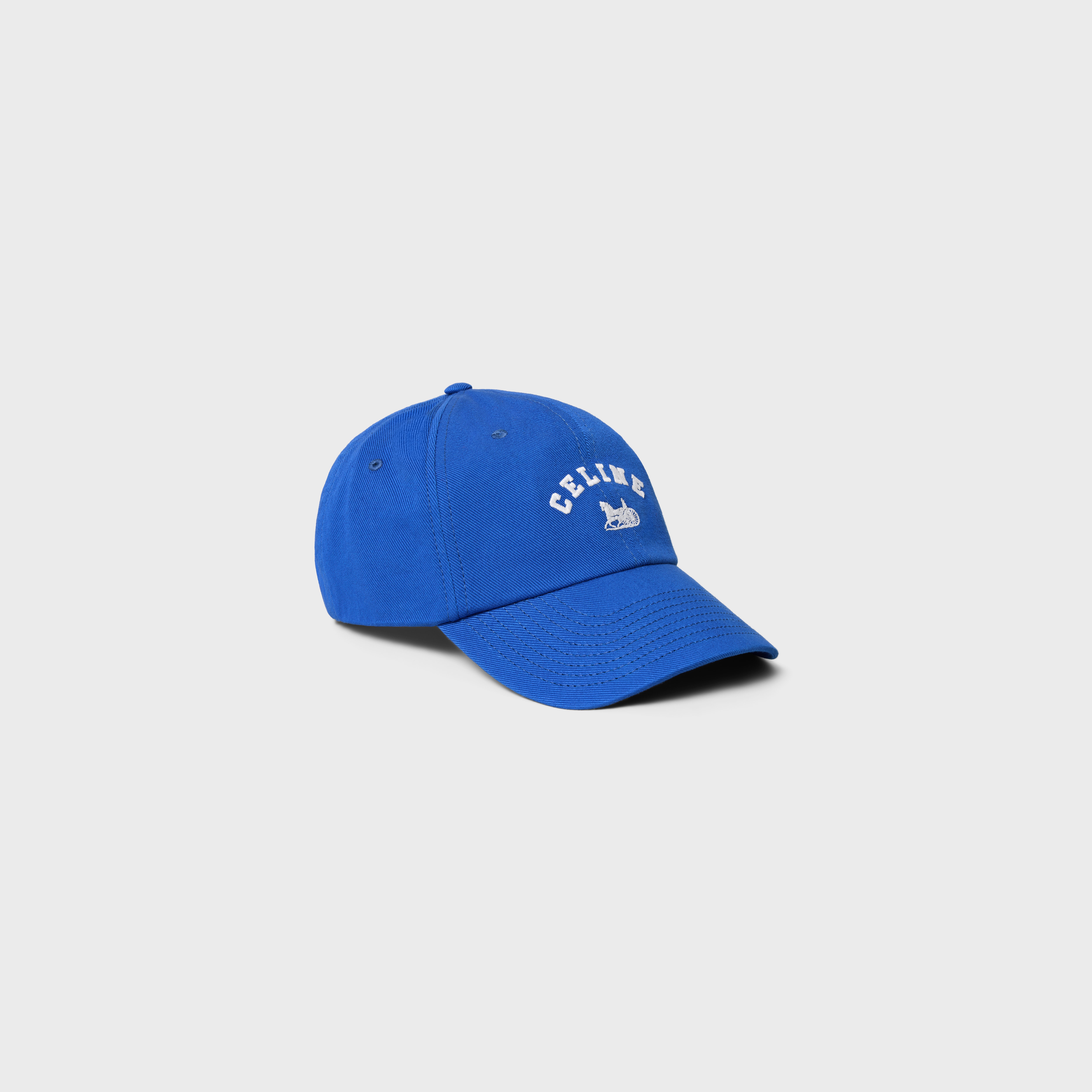 richelieu cap IN light cotton twill - ELECTRIC BLUE | CELINE